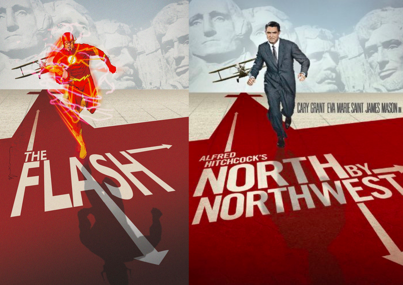 Illustration for article titled Your Favorite DC Superheroes, Drawn Into Famous Movie Posters